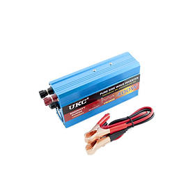 Перетворювач AC DC інвертор 400W для автомобіля 12 V на 220 V чистий синусоїда для техніки