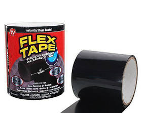 Надміцна водостійка стрічка Flex Tape універсальна клейка для ремонту надувних виробів і витоків води