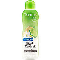 Кондиціонер для котів та собак TropiClean «Lime & Cocoa Butter Shed» (Лайм та масло какао) 355 мл