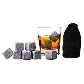 Камені для віскі Whiskey Stones багаторазовий лід набір для охолодження напоїв у подарунковій коробці