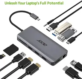 Док станція Acer Rozszerzenie Portów USB Type-C 12 w 1 Srebrny (HP.DSCAB.009)