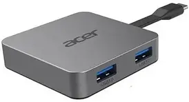 Док-станція для ноутбуків Acer USB Type C Dongle 4 in 1 (1xHDMI 2xUSB3.2 1xUSB C) (HPDSCAB014)