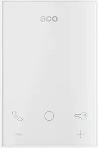 Домофон Aco Up800 Unifon - Do Systemu P Głośnomówiący, Płaski Front Z Dotykowymi Ikonami Funkcyjnymi