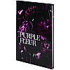 Блокнот Axent A5, тверда обкладинка, клітинка, 96 аркушів Purple fleur, фото 3