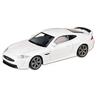 Машина металева JAGUAR XKR-S "WELLY" 44045CW масштаб 1:43 Білий