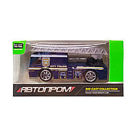 Дитяча металева машинка АвтоПром 7629 масштаб 1:64   Citi Police з драбиною