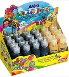 Фарби Amos Farby Witraż.Gd22D24Bg-Kontury(24)Amos 170-2298 16Blackch+8Złotych