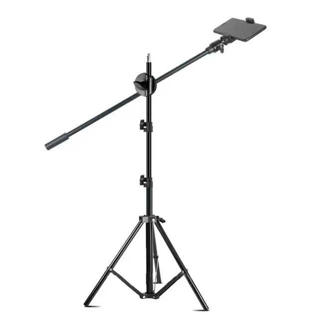Штатив для телефону з кріпленням під лампу поворотний штатив, фото 1