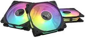 Кулер Asus TUF Gaming TR120 ARGB Fan Triple Pack 3szt. Black (TUFGAMINGTR120FANARGBBLACK3IN1)