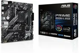 Материнська плата Asus PRIME B550M-K ARGB mATX AM4 DDR4 (90MB1GC0M0EAY0)