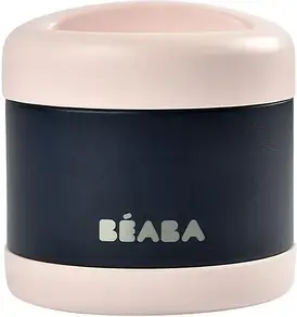 Термос дитячий Beaba Termos Obiadowy ze Stali Nierdzewnej Light pink/ Night blue 500ml