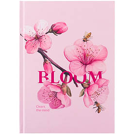 Блокнот Axent A5, тверда обкладинка, клітинка, 96 аркушів Bloom
