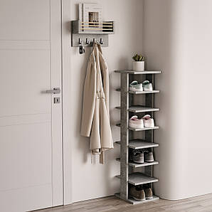 Комплект в передпокій, поличка для взуття + ключниця W-2B+N1+OF-1B