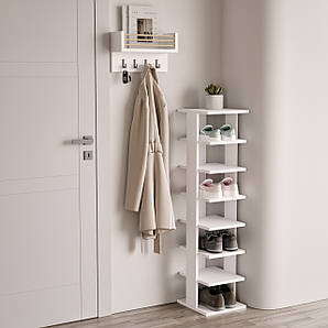 Комплект в передпокій, поличка для взуття + ключниця W-2B+N1+OF-1B