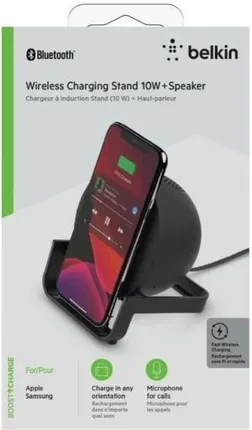 Зарядний пристрій Belkin ładująca BoostCharge + głośnik (AUF001VFBK)
