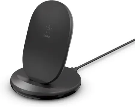 Зарядний пристрій Belkin  z podstawą 15W Wireless Charging Stand Black (WIB002VFBK)