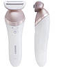 Жіноча електробритва-епілятор 5в1 GEEMY GM-7003 акумулятор 1400 мАг, 32 пінцета, 2 швидкості, 5 насадок, фото 2