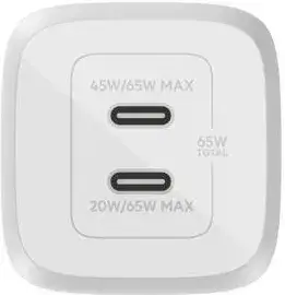 Зарядний пристрій Belkin Boostcharge Pro Gan 45W White, фото 3