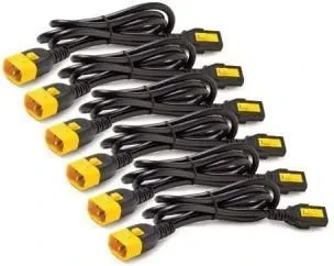 Кабель комп'ютерний APC POWER CORD KIT 6 EA, LOCKING, C13 TO C14, 1.2M (AP8704S-WW)