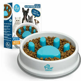 Годівниця для повільного подавання їжі Paw Perfect миска для собак і кішок уповільнення поїдання здоров'я вихованця