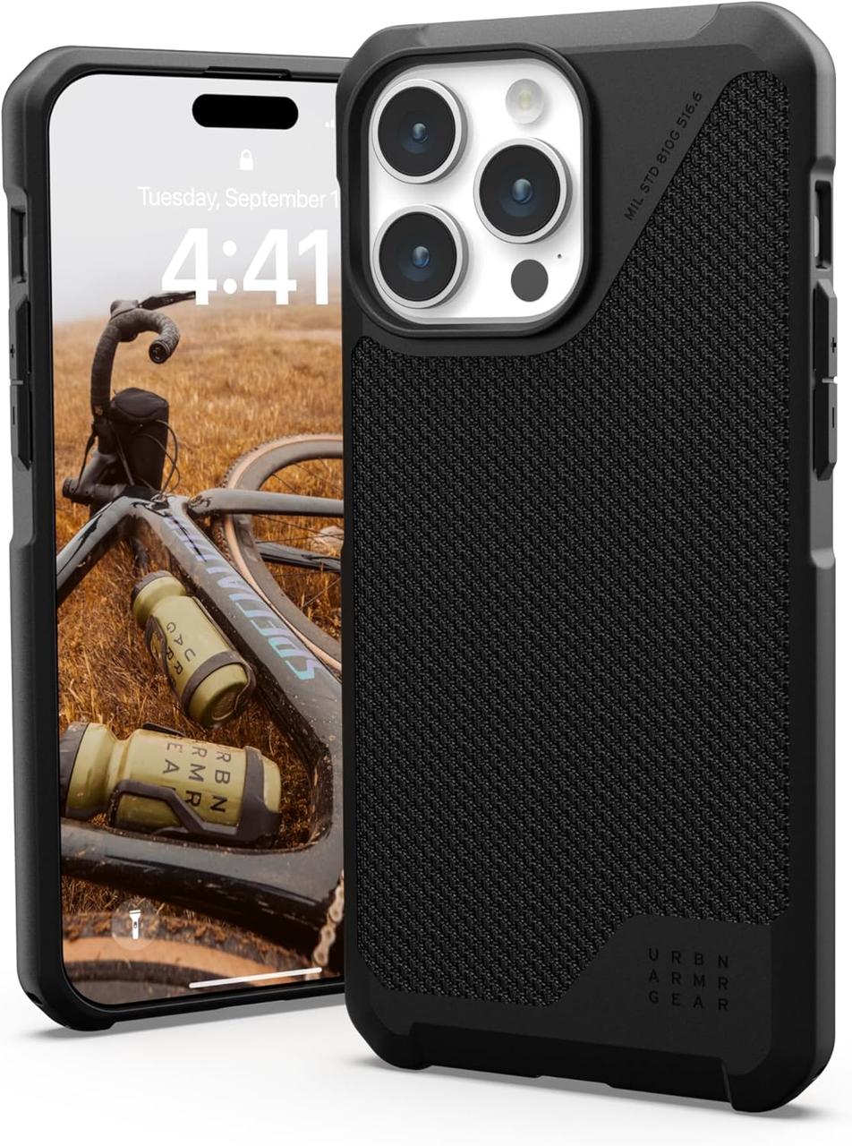 Чохол UAG Metropolis LT Kevlar MagSafe Black для iPhone 15 Pro Max