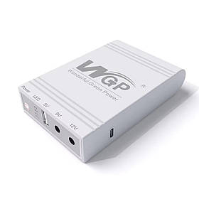 Джерело безперебійного живлення UPS WGP-103 ДБЖ для роутера модему 10400 mAh автономне живлення до 6 годин