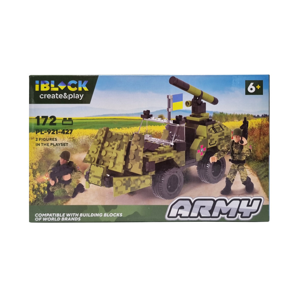 Конструктор дитячий Армія IBLOCK PL-921-427, 4 види Вид 1, фото 1