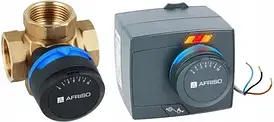 Змішувальний клапан Afriso Zestaw: 4-Drogowy Mieszający Arv484 Proclick, Z Siłownikiem Arm 343 Proclick Tg.Af-1348444