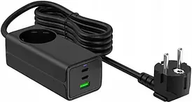 Блок живлення для ноутбука Akyga Sieciowa Ak-Ch-21 65W 2Xusb-C Usb-A Pd Gan 5-20V 1.5-4.5A (AKCH21)