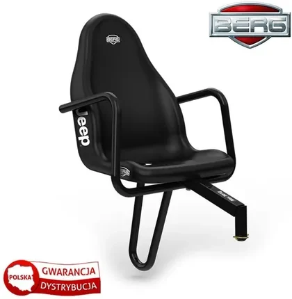 Садова іграшка Berg Fotel pasażera Jeep Basic/Extra Black do 30 kg 15370100