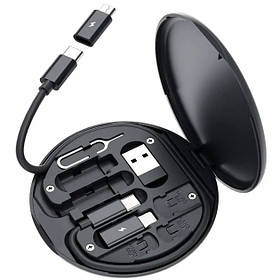 Багатофункціональний набір адаптерів і USB-перехідників для телефона комплект зарядних кабелів 8 в 1 для подорожей і повсякденного