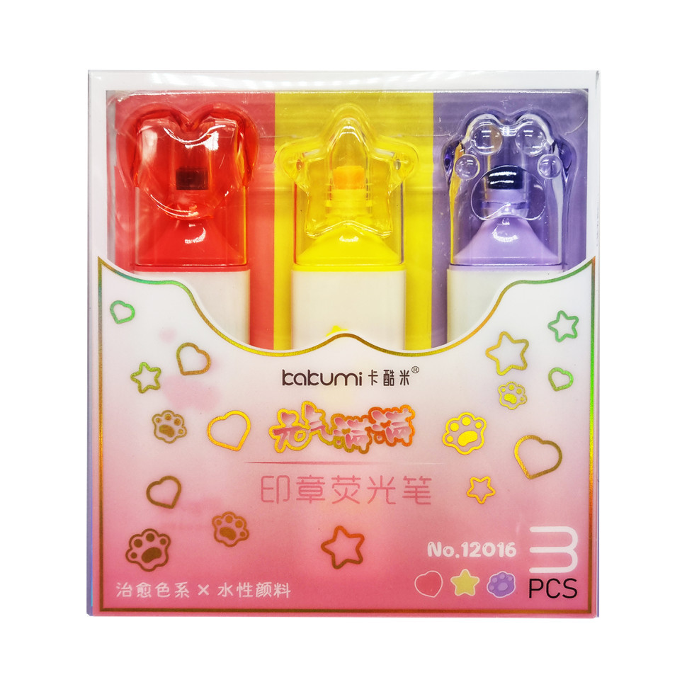 Набір фломастерів-печаток "Мікс" 12016-3, 3 шт Вид 1, фото 1