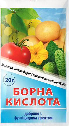 Стимулятор росту Борна кислота 20г Польща, фото 1