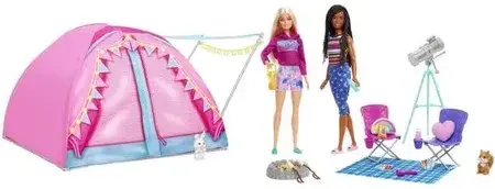 Іграшка Barbie Kempingowy namiot + 2 lalki HGC18, фото 1