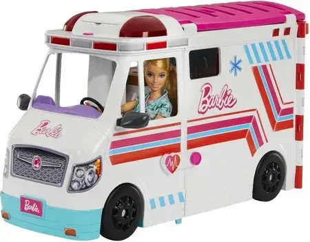 Іграшка Barbie Karetka Mobilna klinika z transformacją, światełkami i dźwiękami HKT79, фото 3