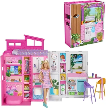Іграшка Barbie Przytulny domek + Lalka HRJ77