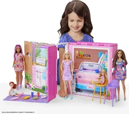 Іграшка Barbie Przytulny domek + Lalka HRJ77, фото 6