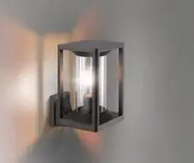 Садовий настінний світильник Azzardo Mikkel Ścienna Az4484 Black