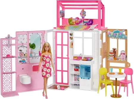 Іграшка Barbie Kompaktowy domek + Lalka HCD48