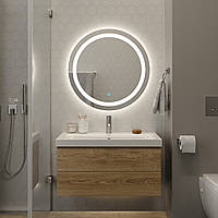 Дзеркало з підсвіткою для ванної кімнати та вітальні Сайн Moreli 600x600