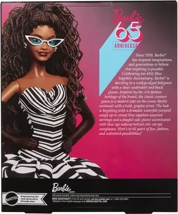 Іграшка Barbie Signature 65 rocznica Brunetka HRM59, фото 5