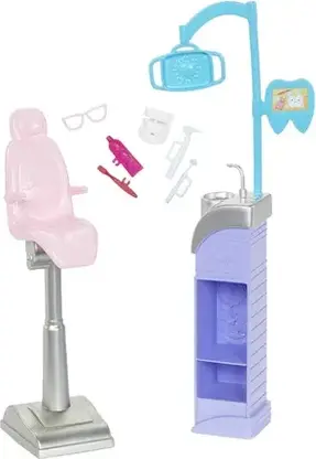 Іграшка Barbie Kariera Dentystka z lalką i akcesoriami HKT69, фото 4