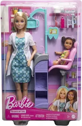 Іграшка Barbie Kariera Dentystka z lalką i akcesoriami HKT69, фото 5