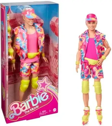 Іграшка Barbie Signature filmowa Ryan Gosling jako Ken na rolkach HRF28, фото 1