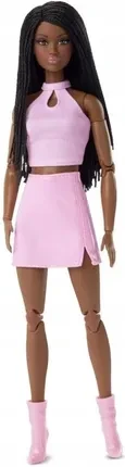 Іграшка Barbie Looks 21 Lalka Wysoka/Warkoczyki/Pink strój HRM13