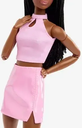 Іграшка Barbie Looks 21 Lalka Wysoka/Warkoczyki/Pink strój HRM13, фото 4