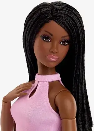 Іграшка Barbie Looks 21 Lalka Wysoka/Warkoczyki/Pink strój HRM13, фото 6