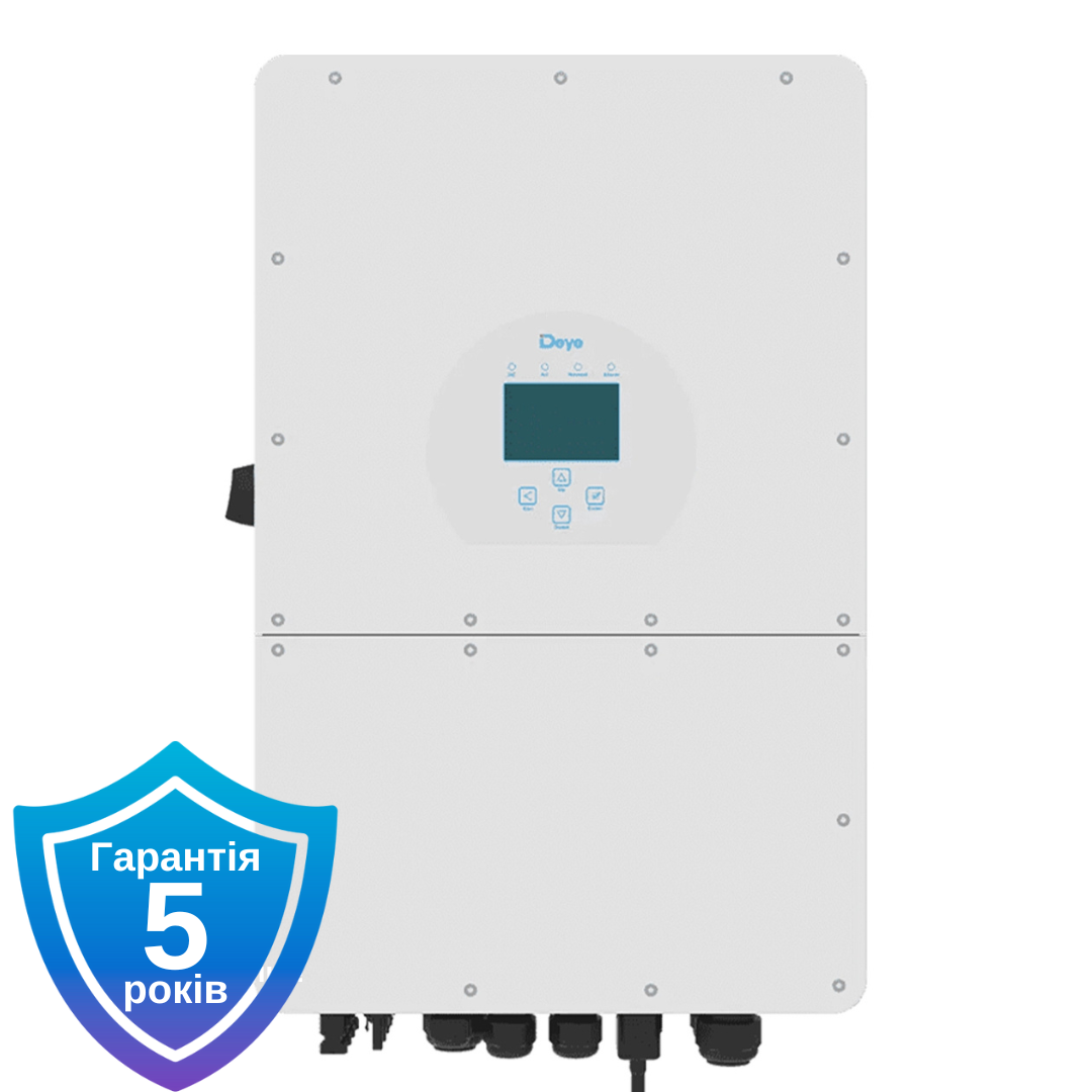 Гібридний інвертор DEYE SUN-25K-SG01HP3-EU 25 кВт Wi-Fi Трифазний