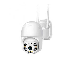 Зовнішня IP-камера відеоспостереження SmartHD поворотна вологостійка FHD 1080p для дому та вулиці з WiFi та зумом