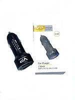 Автомобільний зарядний пристрій Veron Car Charger with LCD Long 2.4A 2 USB (C-604A) kL.